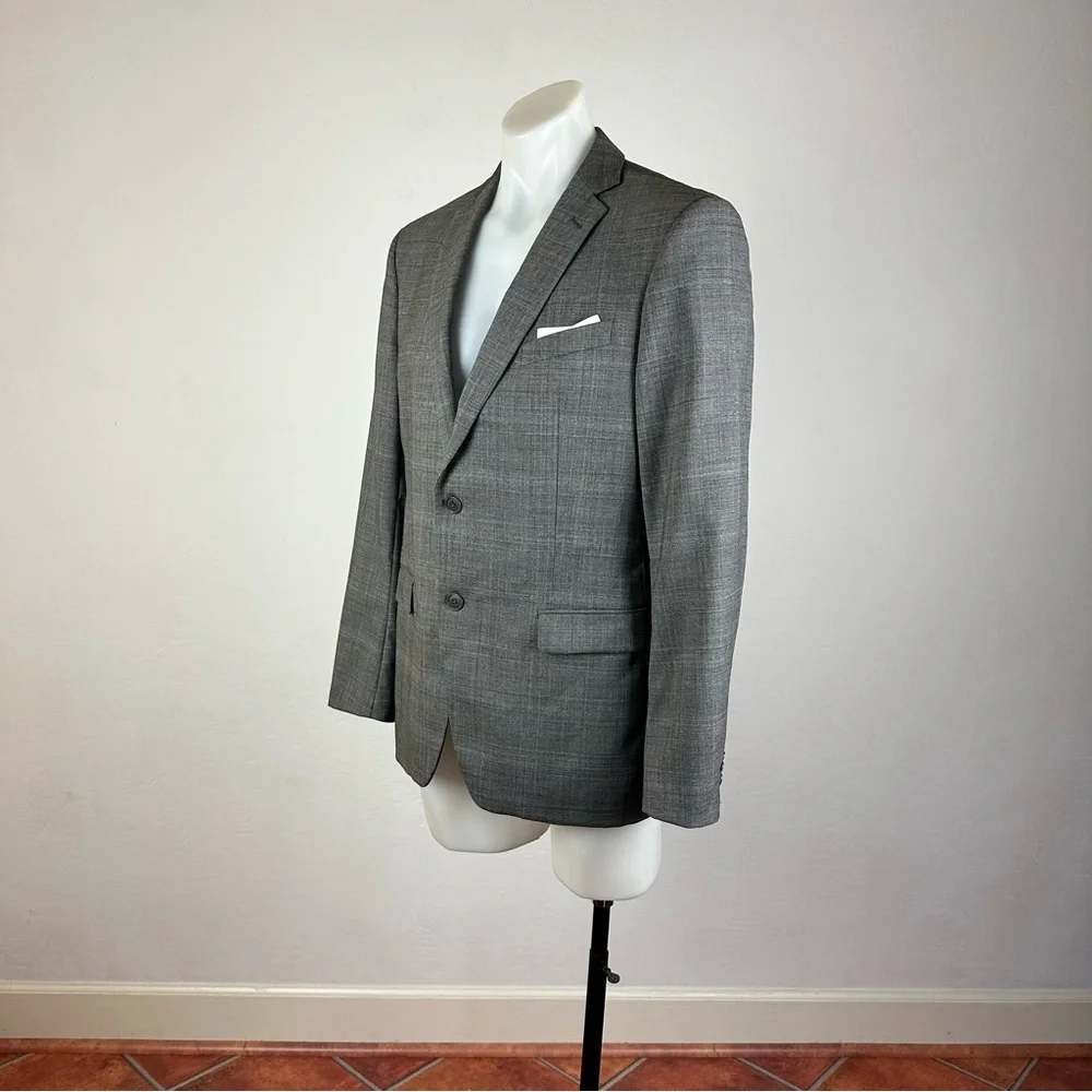 John Varvatos Textured Wool Sport Jacket